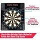 MD Sports BristleSmart Dartboard with Cabinet - Thumbnail 2