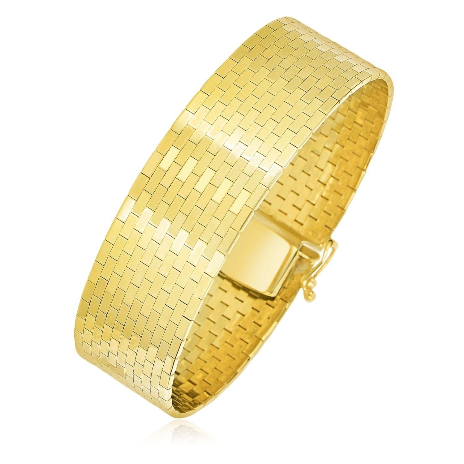 14k gold omega bracelet