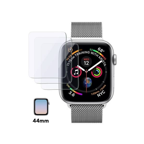 Shop Insten For Apple Watch Series 4 Series 5 40mm 44mm 3 Pack Clear Tempered Glass Screen Protector Overstock 27469916