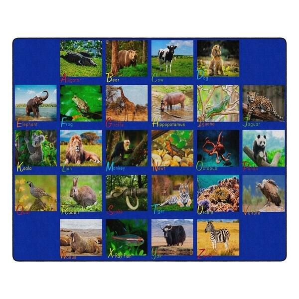 Flagship Carpet Kids Nylon Alphabet Animals Classroom Seating Rug - 10undefined6 Flagship Carpet Kids Nylon Alphabet Animals Classroom Seating Rug - 10undefined6