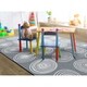 Flagship Carpet Kids Nylon Circles Classroom Seating Rug, Grey and ...