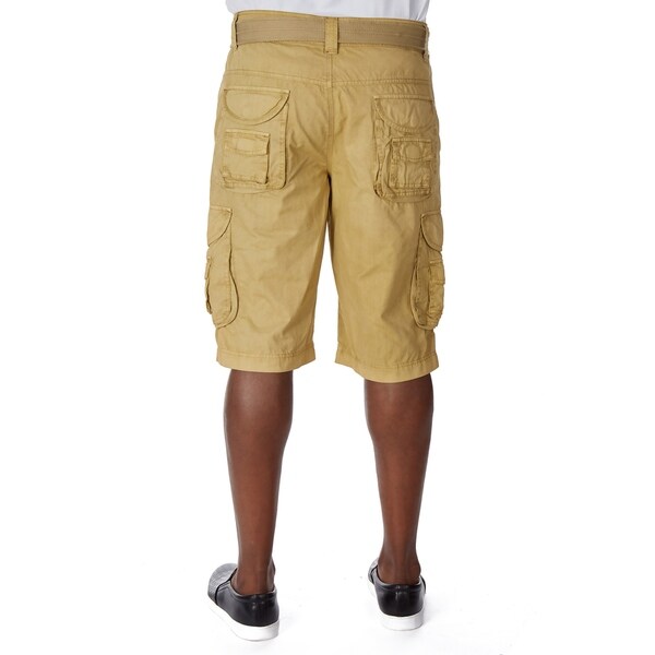 mens cargo shorts with snap pockets