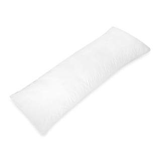 Overstock Sleep Supreme Body Pillow Huggable Soft Support Pillow White