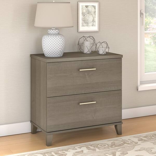 Shop Copper Grove Shumen Lateral File Cabinet In Ash Gray Free