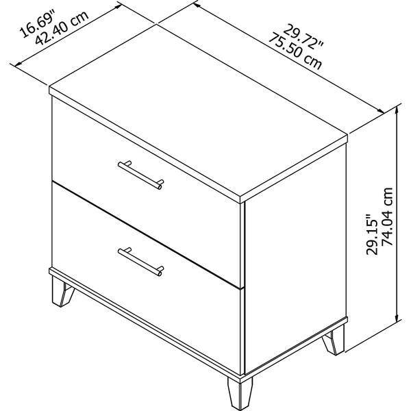 Shop Copper Grove Shumen Lateral File Cabinet In Ash Gray Free