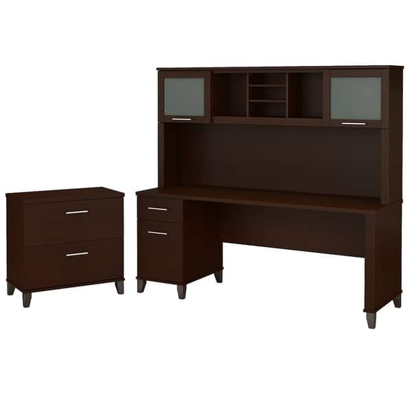 Shop Copper Grove Shumen 72 Inch Office Desk With Hutch And