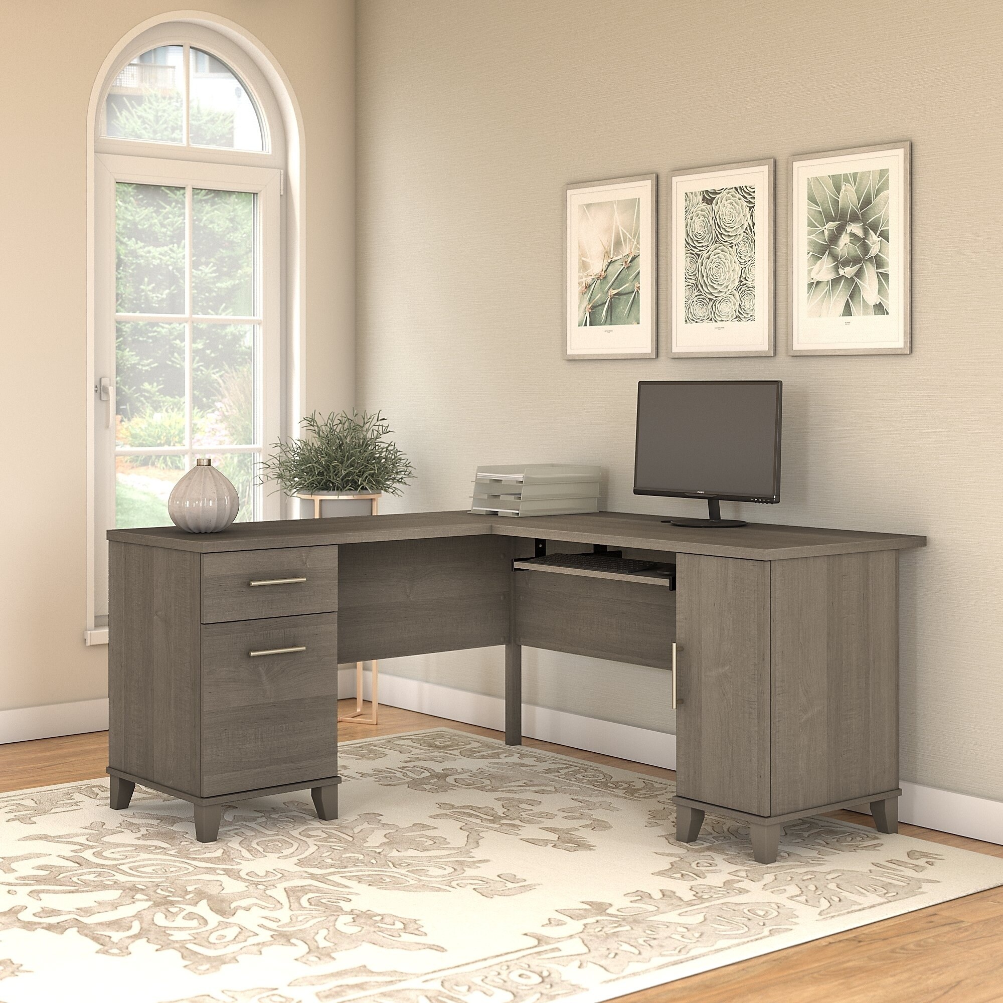 Shop Copper Grove Shumen 60 Inch L Shaped Desk Overstock 27479849