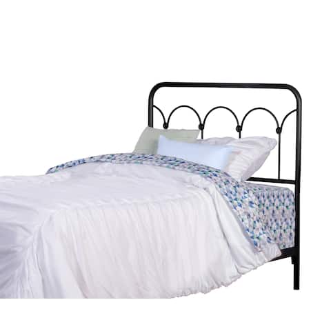 Size Twin Headboards Online At Our Best Bedroom Copper Grove Suvorovo Textured Black Metal Twin Headboard With Frame