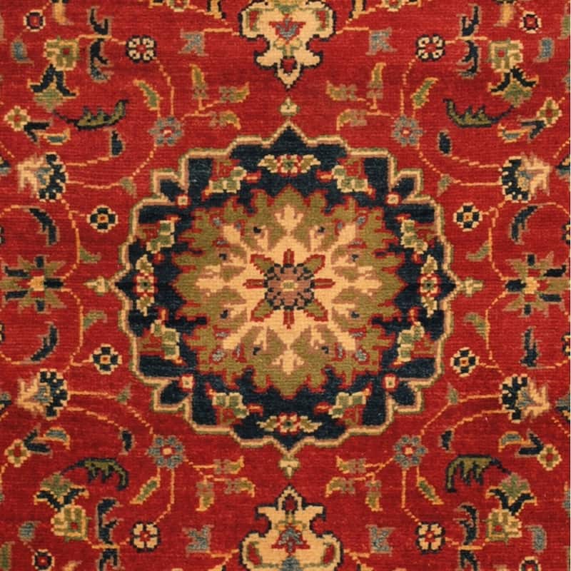 Handmade One-of-a-Kind Kazak Wool Rug (Afghanistan) - 3' x 4'10