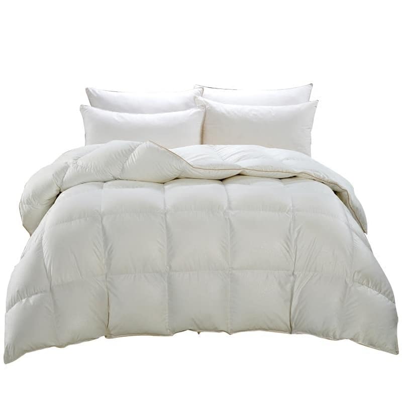 Twin Ducks Hutterite Canadian White Goose Down Duvet-Imperia