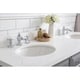 preview thumbnail 9 of 58, 60" Palace Collection Quartz Carrara Cashmere Grey Bathroom Vanity Set With Hardware And F2-0013 Faucets, Mirror