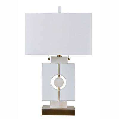 Yates 25.5" Geometric Shape Table Lamp