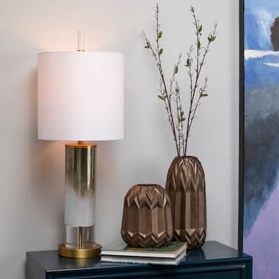 Wyatt 34" Table Lamp with Nightlight - N/A