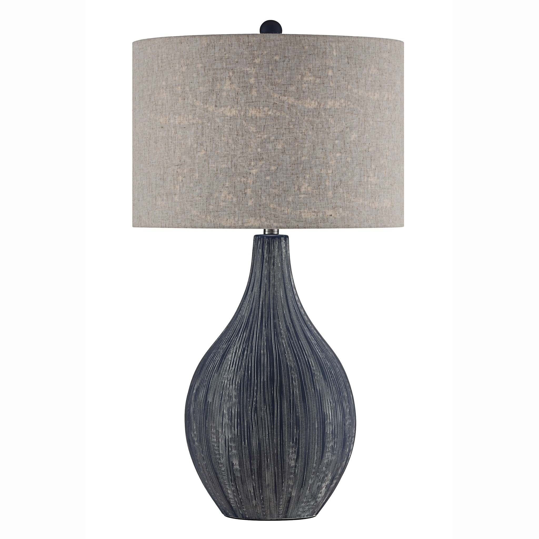 Dillon 32" Nautical Navy Table Lamp - N/A