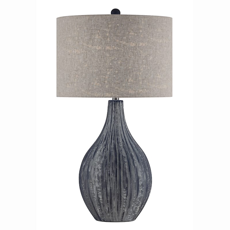 Dillon 32" Nautical Navy Table Lamp - N/A