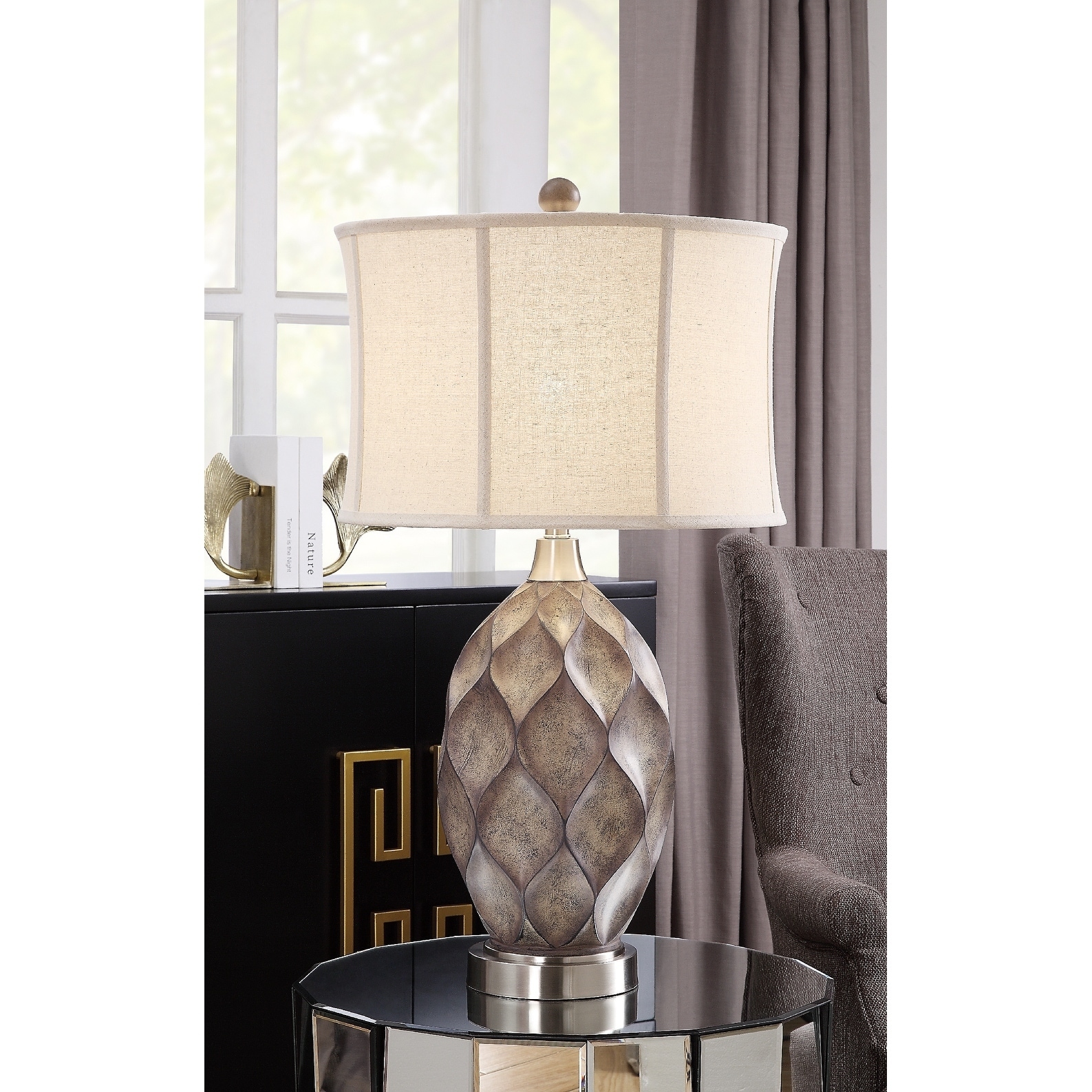 Kimball 34" Resin & Metal Table Lamp - N/A