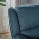 preview thumbnail 3 of 7, Jennette Fabric Swivel Gliding Recliner by Christopher Knight Home