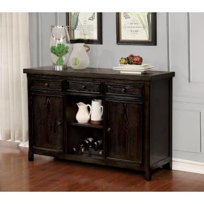 Copper Grove Sachkhere Dark Walnut 54.75-inch 5-shelf Server