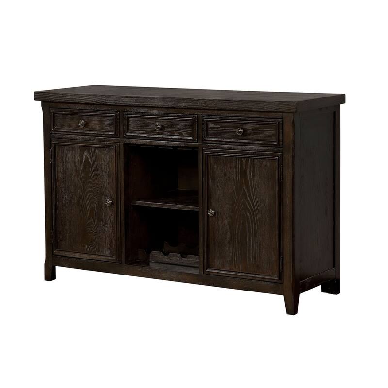 Copper Grove Sachkhere Dark Walnut 54.75-inch 5-shelf Server