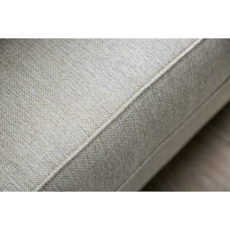 Furniture of America Bangle Bend Transitional Fabric T-Cushion Loveseat