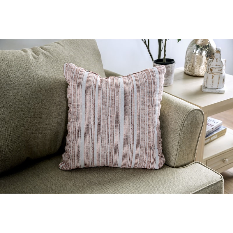 Furniture of America Bangle Bend Transitional Fabric T-Cushion Loveseat