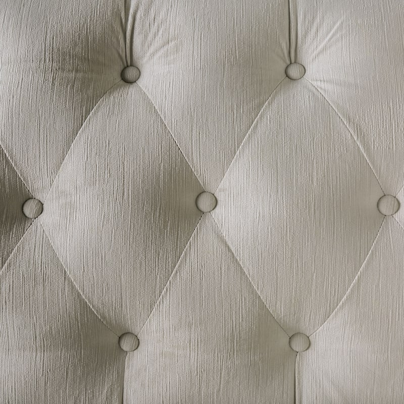 Chiatura Transitional Honey Chenille Tufted Loveseat by Copper Grove