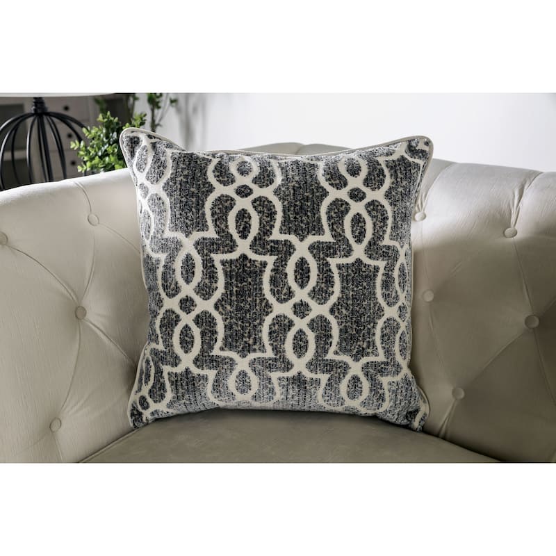 Chiatura Transitional Honey Chenille Tufted Loveseat by Copper Grove