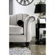 preview thumbnail 4 of 6, Silver Orchid Page Farmhouse Pewter Tufted Sofa