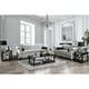 preview thumbnail 8 of 6, Silver Orchid Page Farmhouse Pewter Tufted Sofa