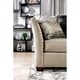 preview thumbnail 3 of 7, Silver Orchid La Marr Farmhouse Beige Nailhead Sofa