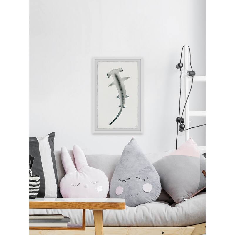 The Hammerhead' Framed Painting Print - Multi-Color