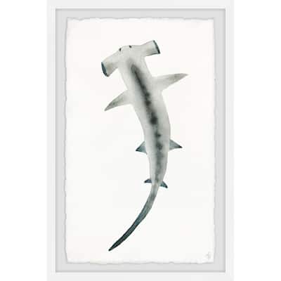 The Hammerhead' Framed Painting Print - Multi-Color