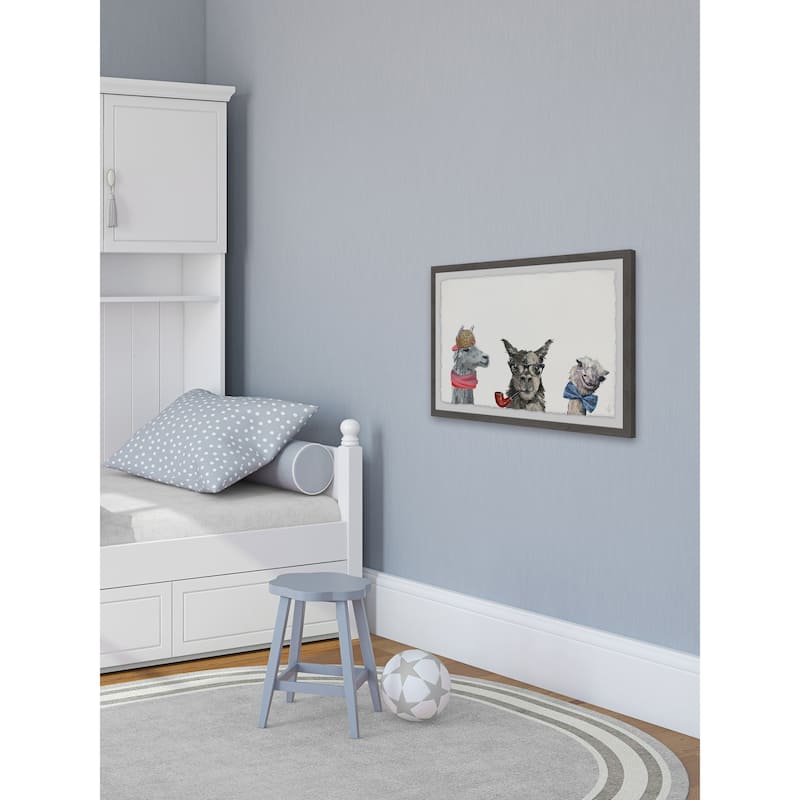 'Indubitably' Framed Painting Print - Multi-Color
