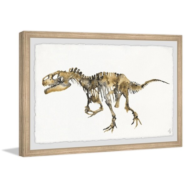 Marmont Hill - Handmade Tyrant Lizard Skeleton Framed Print