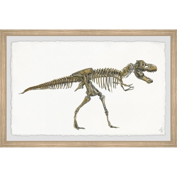 Marmont Hill - Handmade Tyrannosaurus Skeleton Framed Print