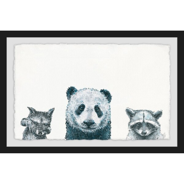 Marmont Hill - Handmade Shy Trio Framed Print