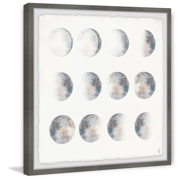 Marmont Hill - Handmade Moon Phase Framed Print. Opens flyout.