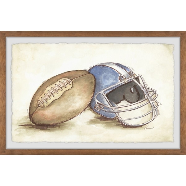 Marmont Hill - Handmade Football Gear Framed Print