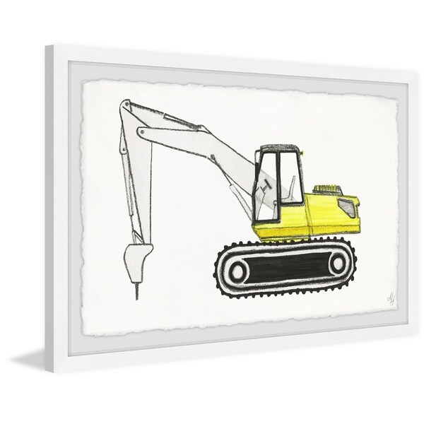 Marmont Hill - Handmade Jackhammer Truck Framed Print