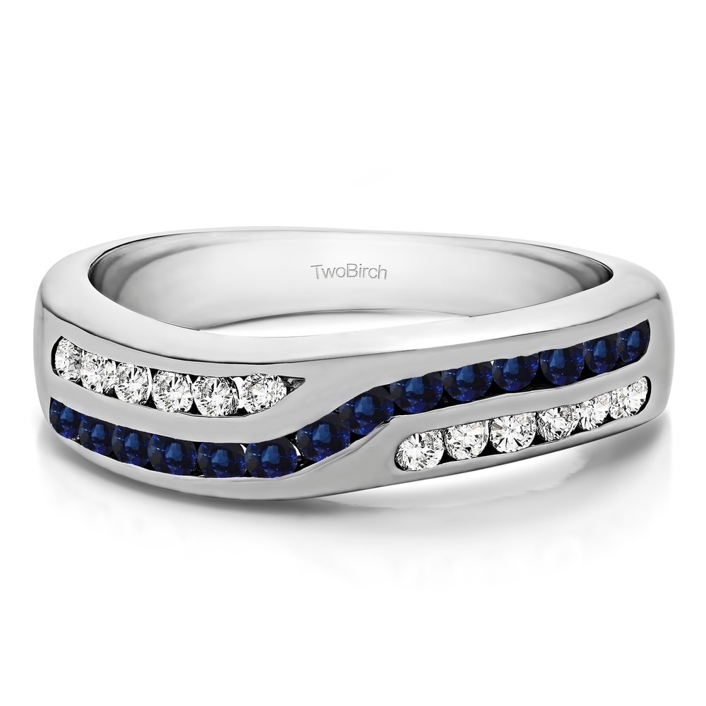G-H,I2-I3 1//5 cttw, Size-4.25 Diamond Wedding Band in Sterling Silver