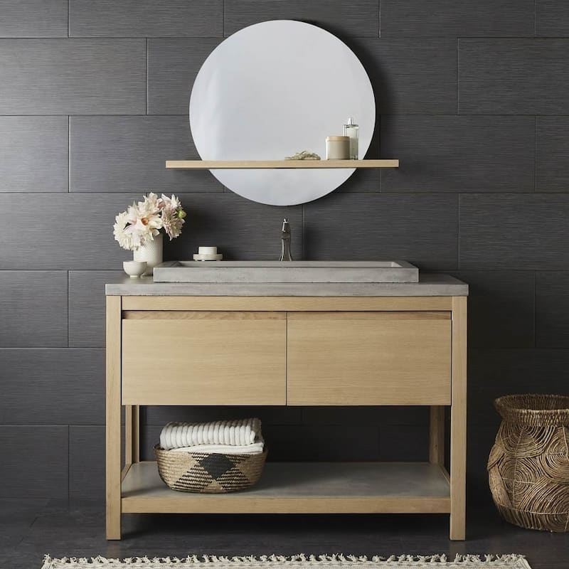 Solace Mirror in Sunrise Oak