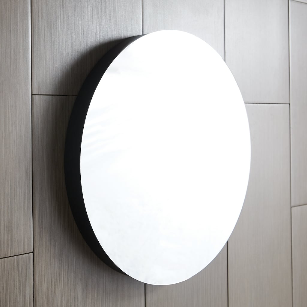 Solace Mirror in Midnight Oak