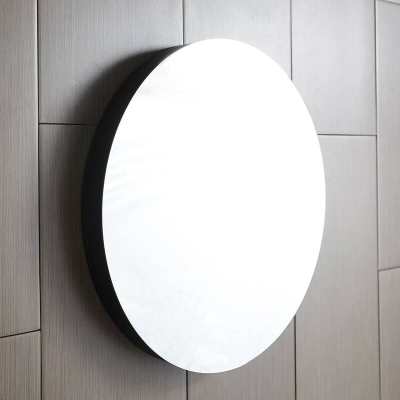 Solace Mirror in Midnight Oak - 28" - Midnight Oak