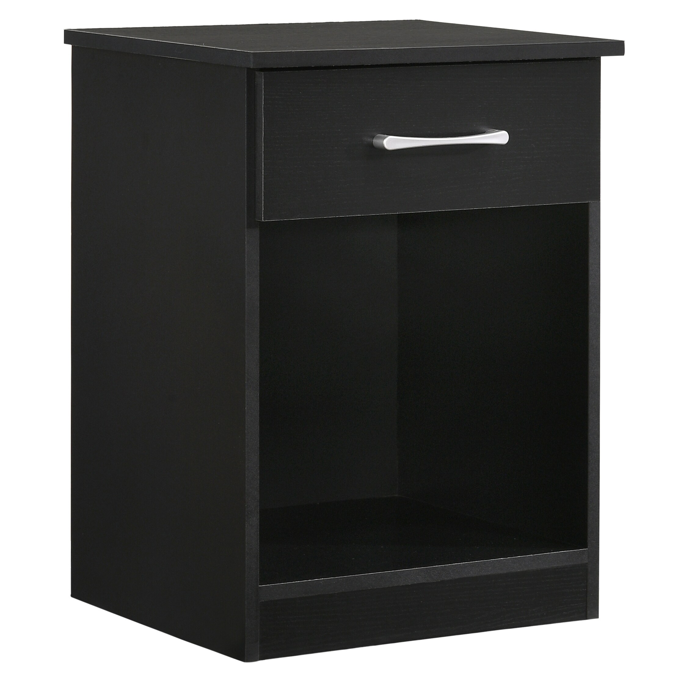 Shop Lyke Home Black Nightstand On Sale Free Shipping Today Overstock 27509607