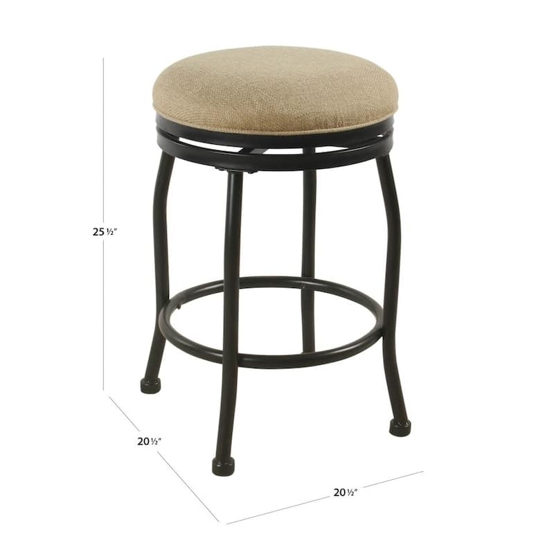 HomePop 24" Swivel Counter Stool - 24 inches - 24 inches