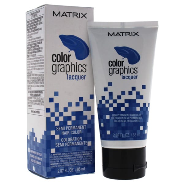Shop Matrix Color Graphics Lacquer Semi Permanent Hair Color Blue