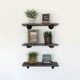 preview thumbnail 14 of 14, Carbon Loft Kone 3-piece Floating Shelf Set