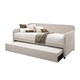 preview thumbnail 2 of 8, Porch & Den Anthony Upholstered Casual Daybed Set with Trundle