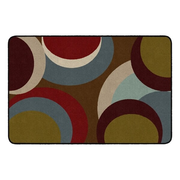 Flagship Carpet Kids Nylon Highstyle Classroom Seating Rug - 4' x 6' - 4' x 6'