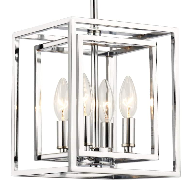 4-light Polished Chrome Pendant - Polished Chrome